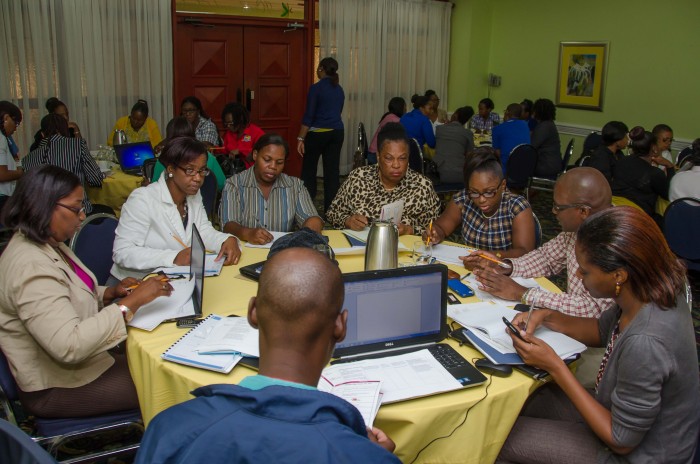 Participants in a performance audit workshop, organized by the Ministry of Finance and Planning’s Internal Audit Directorate (IAD), take part in an interactive session during the engagement which was held at the Knutsford Court Hotel, New Kingston, from October 20 to 23. The workshop, which was attended by government internal auditors from Ministries, Departments, and Executive Agencies, was staged in collaboration with the Office of the Cabinet.