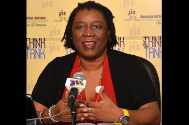 Film Commissioner and Manager of Creative Industries at Jamaica Promotions Corporation (JAMPRO), Carole Beckford, outlines plans and activities for the staging of the Jamaica Film Festival, July 7 to 11 in Kingston, at a JIS 'Think Tank' on February 17.