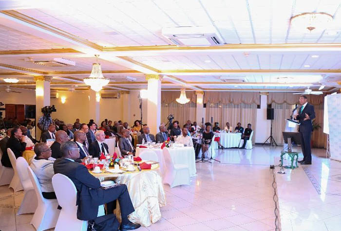 The Most Hon. Andrew Holness, Prime Minister of Jamaica, addressed the 9th Annual Mona School of Business Management (MSBM) Roundtable CEO Breakfast Forum on Thursday (June 21) 
