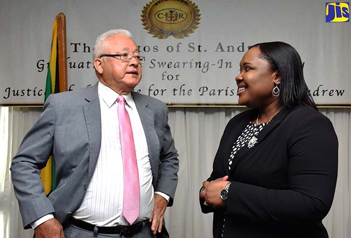 “Be Extraordinary” – Minister Chuck Charges New Justices of the Peace