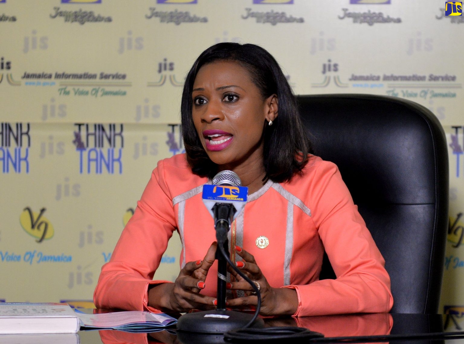 Principal Director of the National College for Educational Development (NCEL), Dr. Taneisha Ingleton, addresses recent JIS ‘Think Tank’.