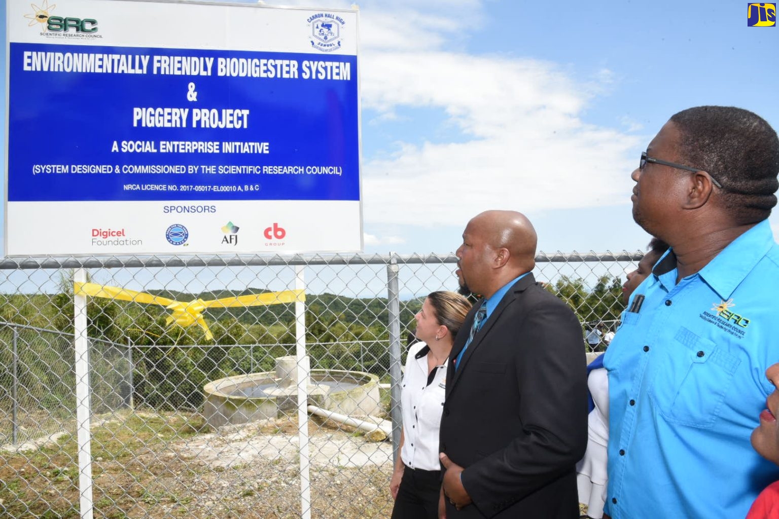 Carron Hall High School Gets Biodigester