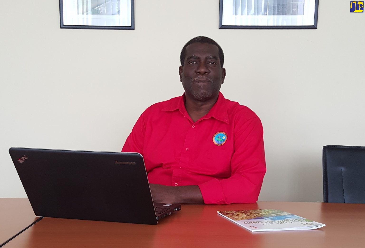 Head of the Applied Meteorology Section in the Meteorological Service Division, Ronald Moody.
