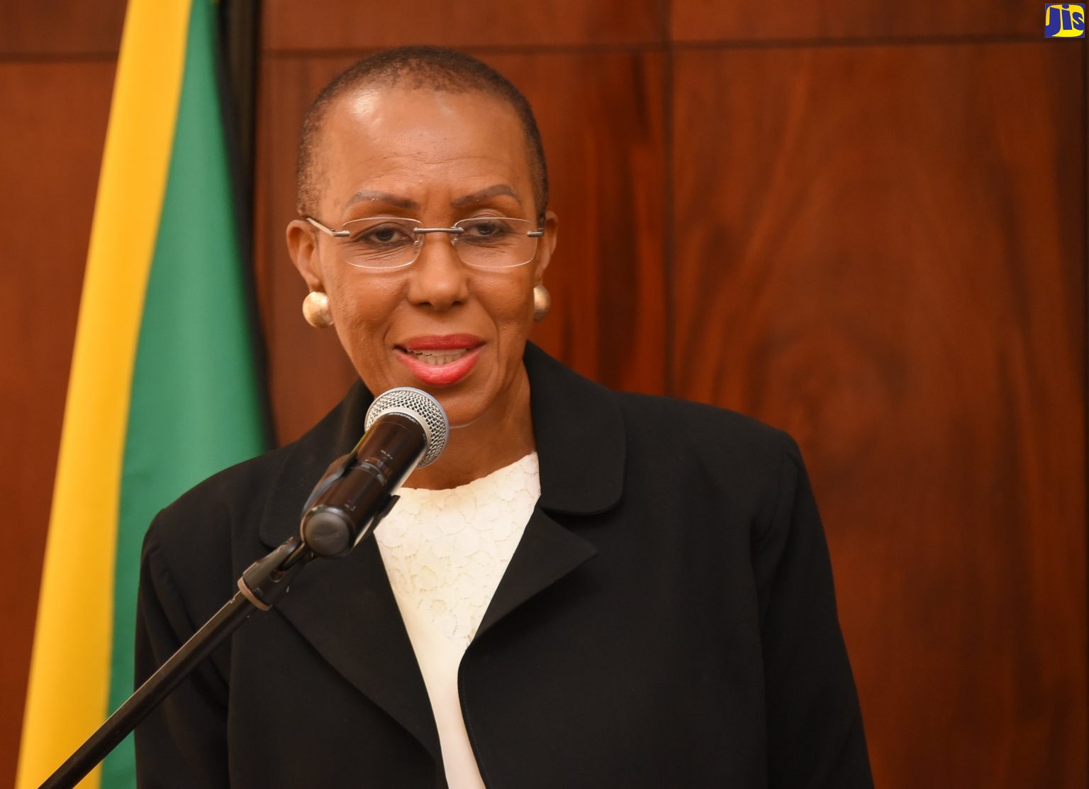 Minister of Science, Energy and Technology, Hon. Fayval Williams, who tabled  legislation to establish the ICT Authority in the House on March 20.