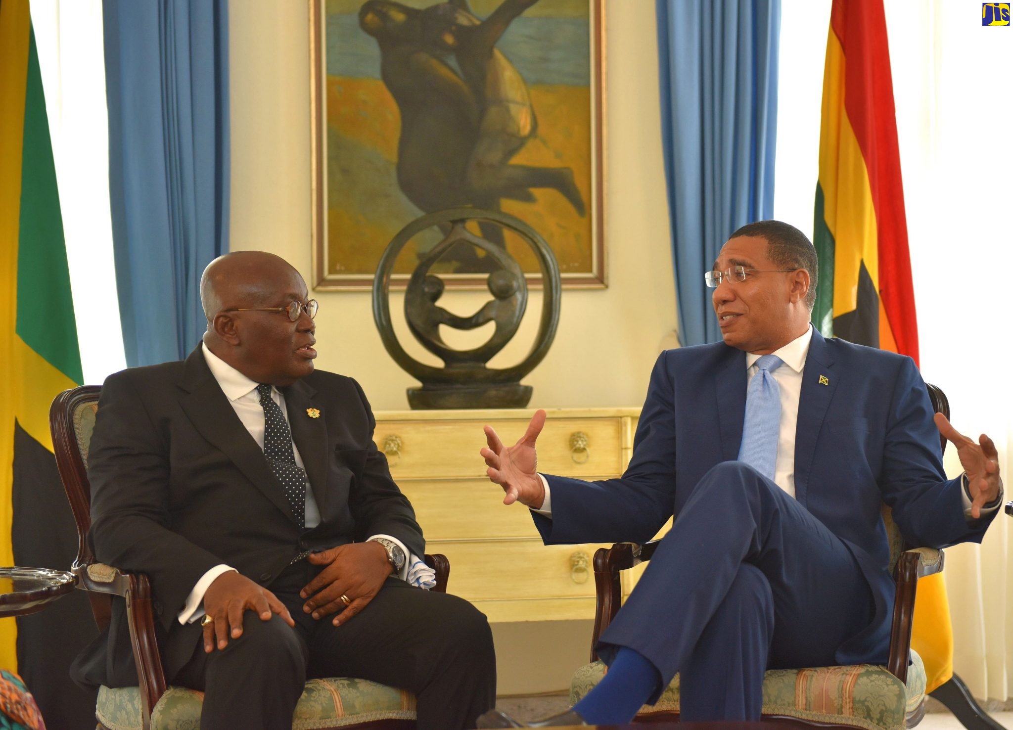 PHOTOS: PM and Ghanaian President’s Courtesy Call and Arrival