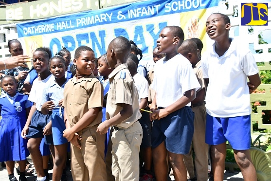 Students from the Catherine Hall Primary, Infant and Special Education School’s Special Education Unit perform during the school’s Open Day, which was held at the institution in Westgreen, St. James, on June 4. 