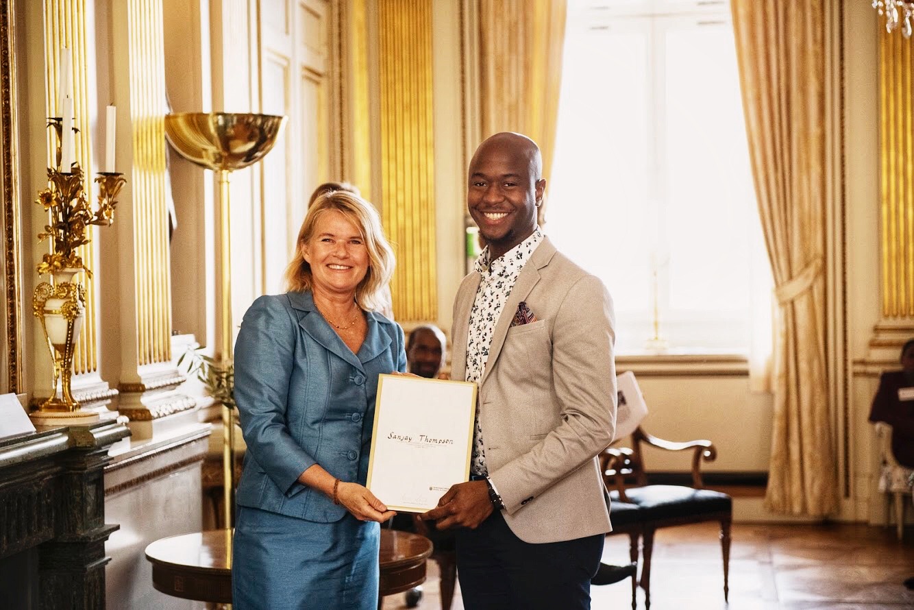 Sanjay Thompson Receives Global Swede Award