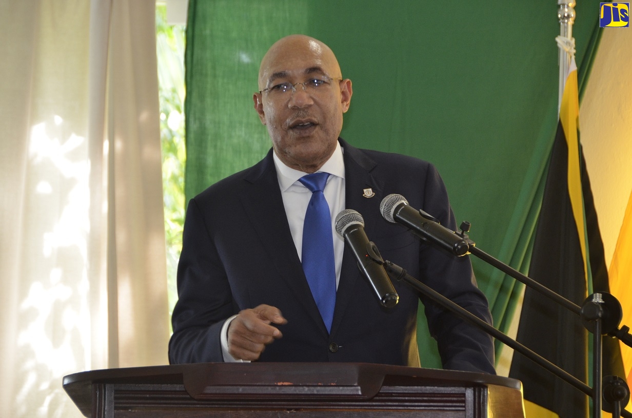 Governor-General, His Excellency the Most Hon. Sir Patrick Allen, speaks at a swearing-in ceremony for 37 new Justices of the Peace (JPs) for Hanover, at the Grand Palladium Resort and Spa in the parish on Thursday, October 3.
