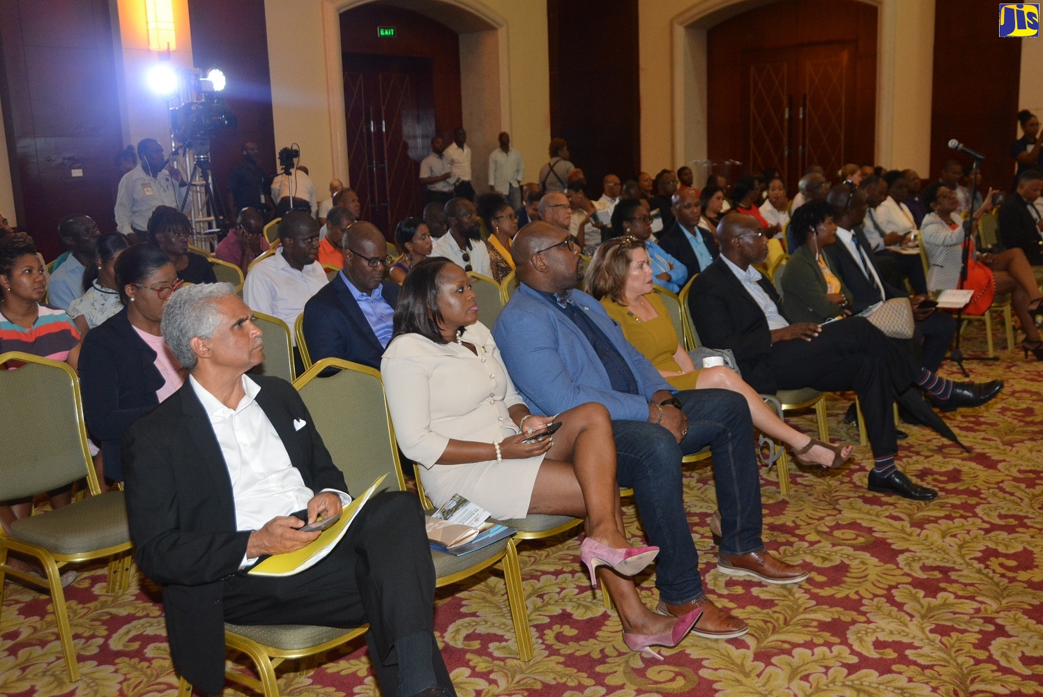 : Local real estate investors and other stakeholders participating in the Jamaica Promotions Corporation (JAMPRO) ‘Business of Real Estate’ Forum, staged at the Montego Bay Convention Centre in St. James, on Thursday, October 24.