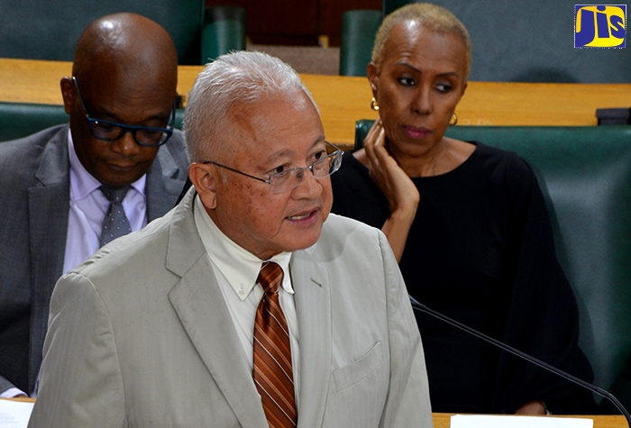 Minister of Justice, Hon. Delroy Chuck, opens the debate on the Report of the Joint Select Committee appointed to complete the review of the Sexual Offences Act in the House of Representatives on Tuesday (October 1).