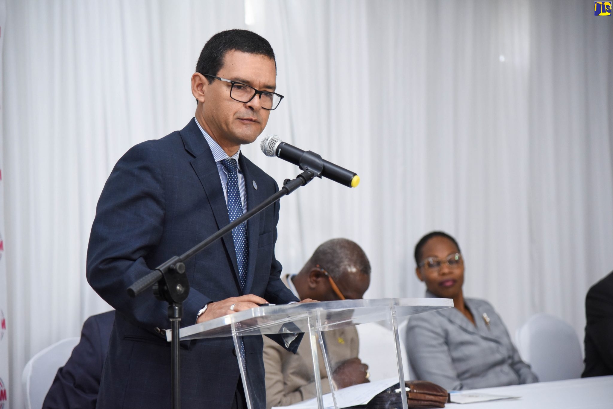 The Chief of Office for the United Nations Office for Disaster Risk Reduction (UNDRR) Regional Office for the Americas and the Caribbean, Raul Salazar, addresses the opening of the Making Cities Resilient Workshop held at the Spanish Court Hotel, October 22 to 23. The UNDRR representative says Jamaica is on track for a successful platform in 2020.