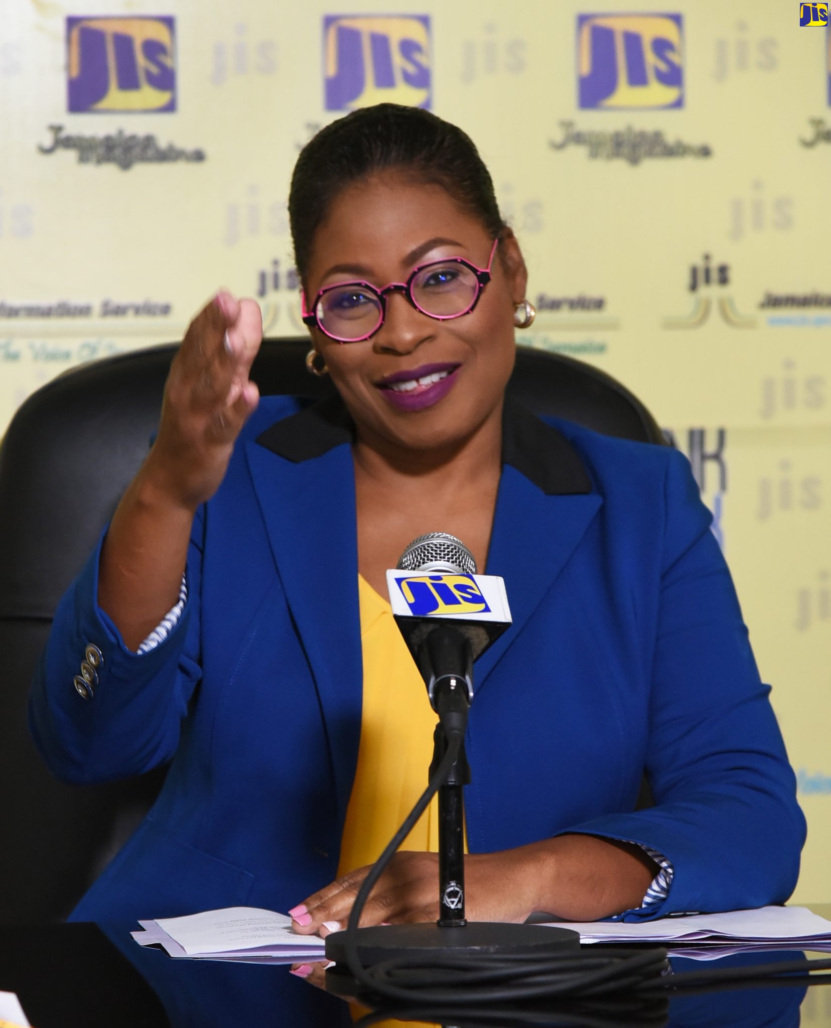 Executive Director of the Transformation Implementation Unit (TIU), Maria Thompson Walters, speaks at a recent JIS ‘Think Tank’.