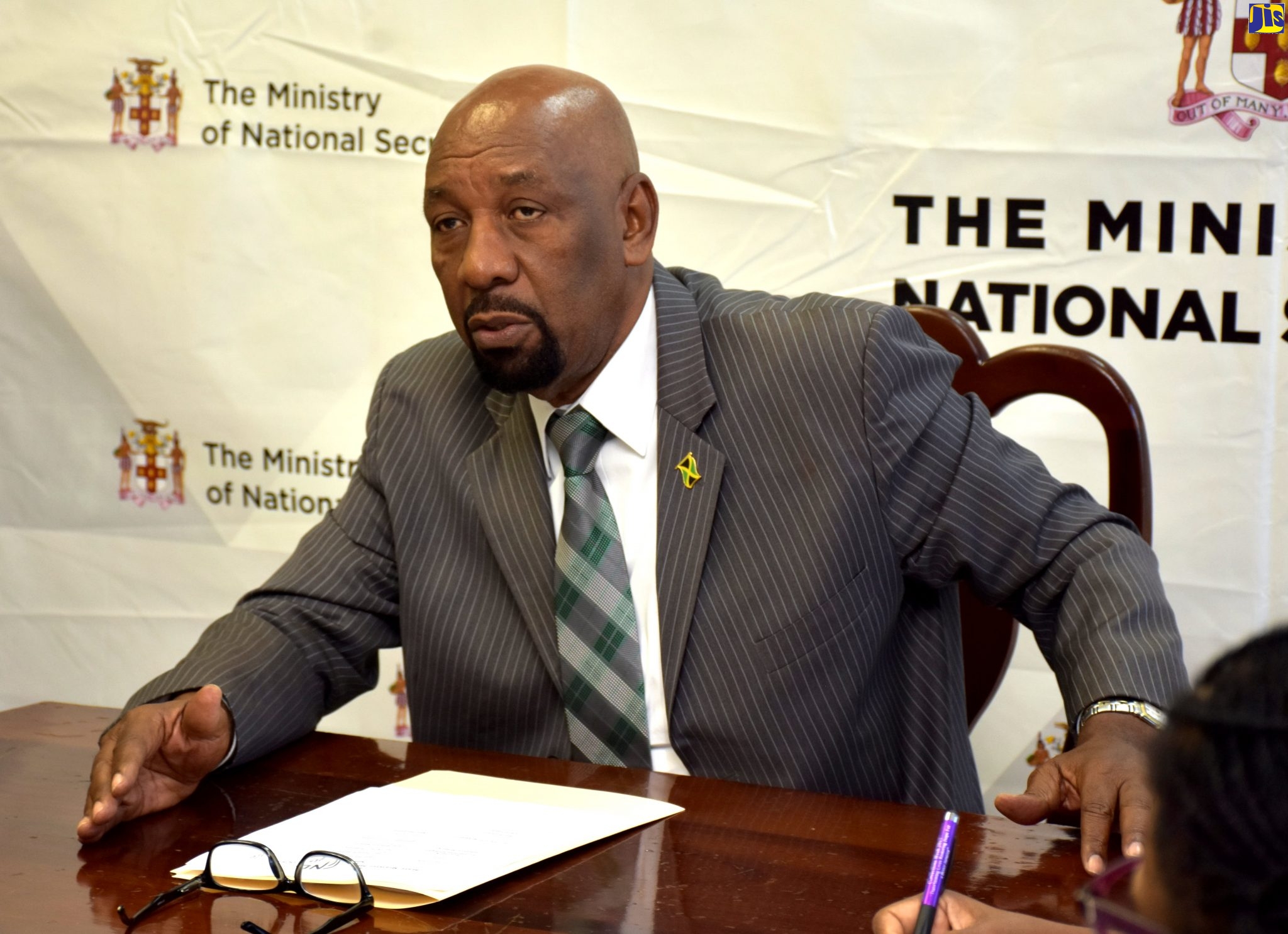 State Minister for National Security, Hon. Rudyard Spencer.