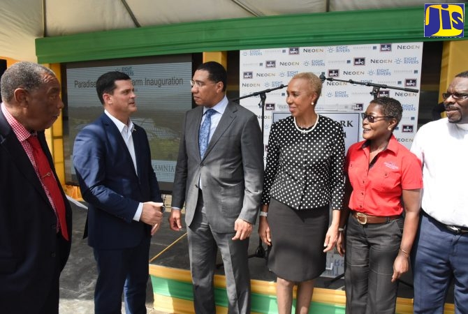 Our Hails Operations At Paradise Solar Farm Jamaica Information Service