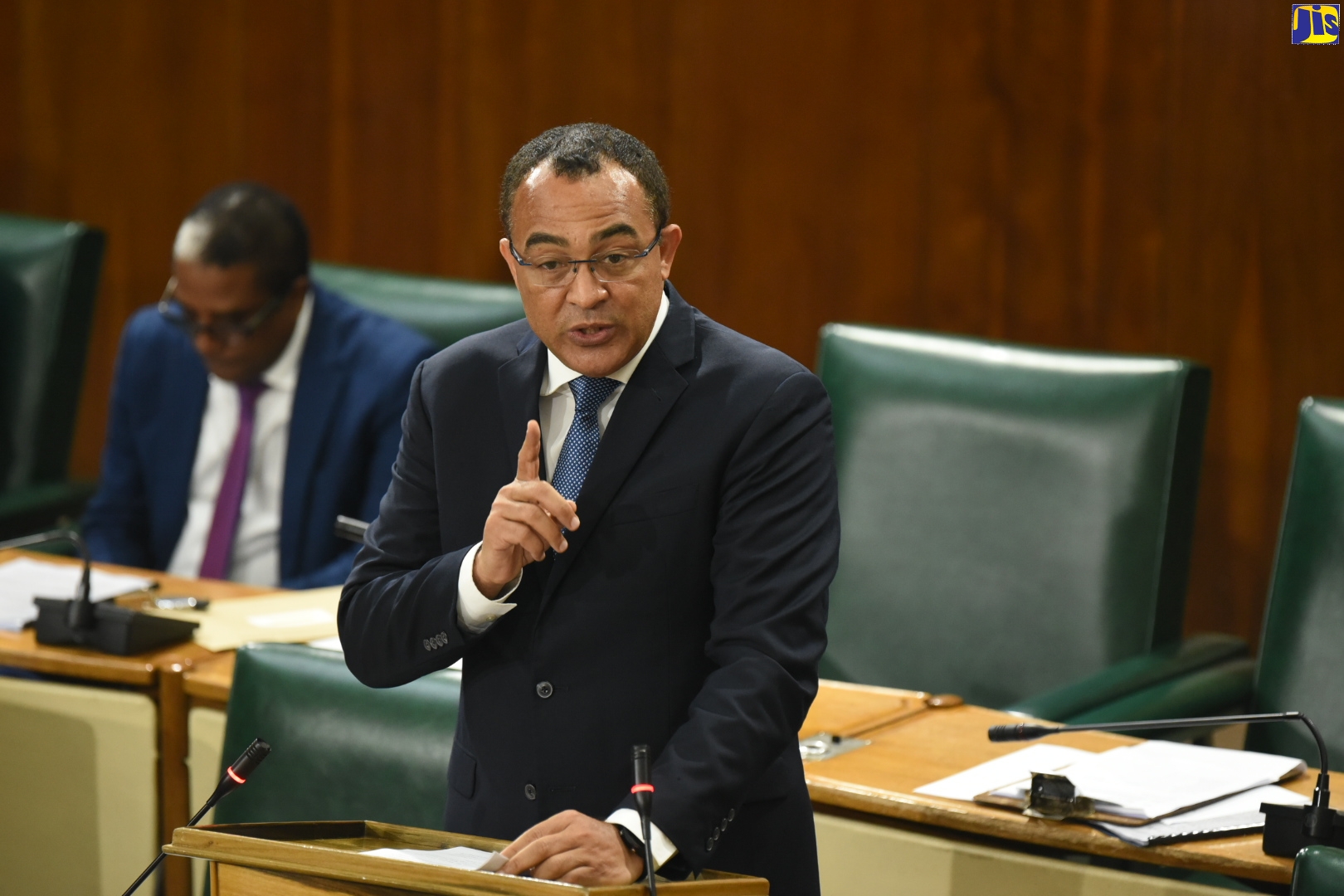 (FILE) Minister of Health and Wellness, Dr. the Hon. Christopher Tufton, emphasises a point during a statement to the House of Representatives on Tuesday (November 12).