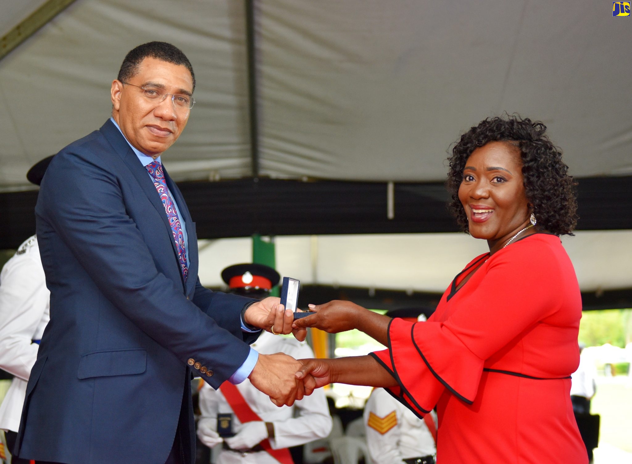 Doctor Proud To Receive A Civil Service Award