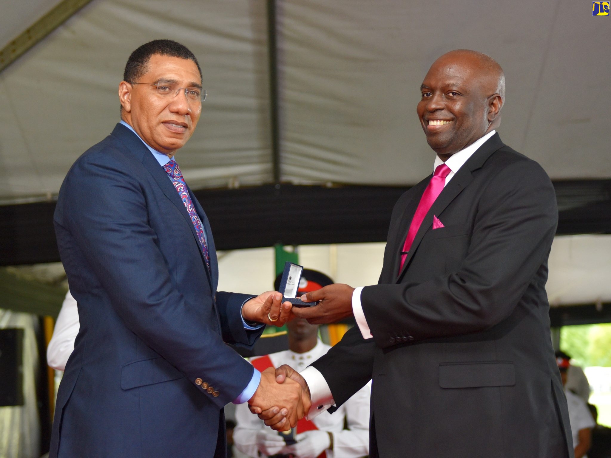 Doctor Proud To Receive A Civil Service Award