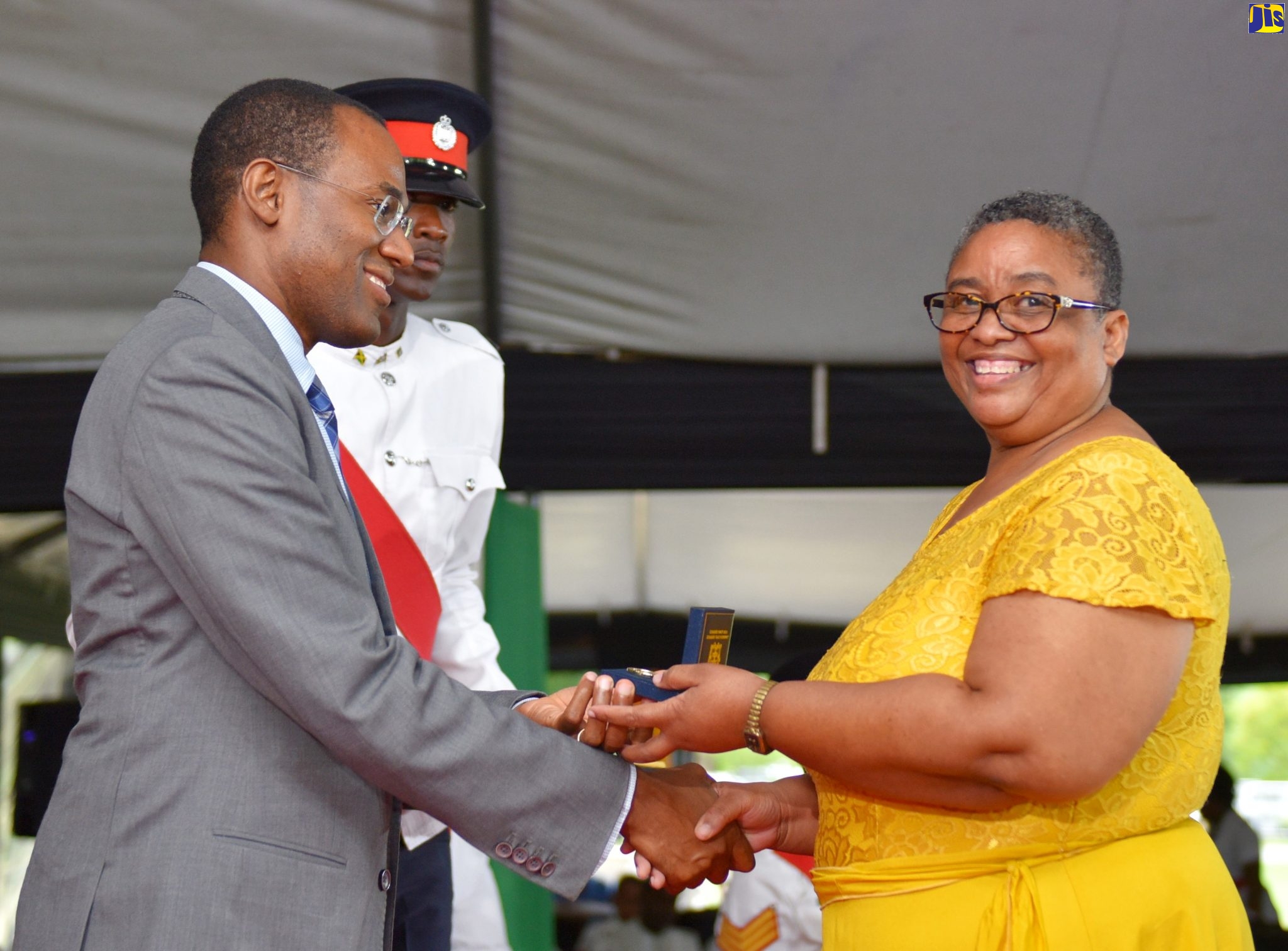 Doctor Proud To Receive A Civil Service Award