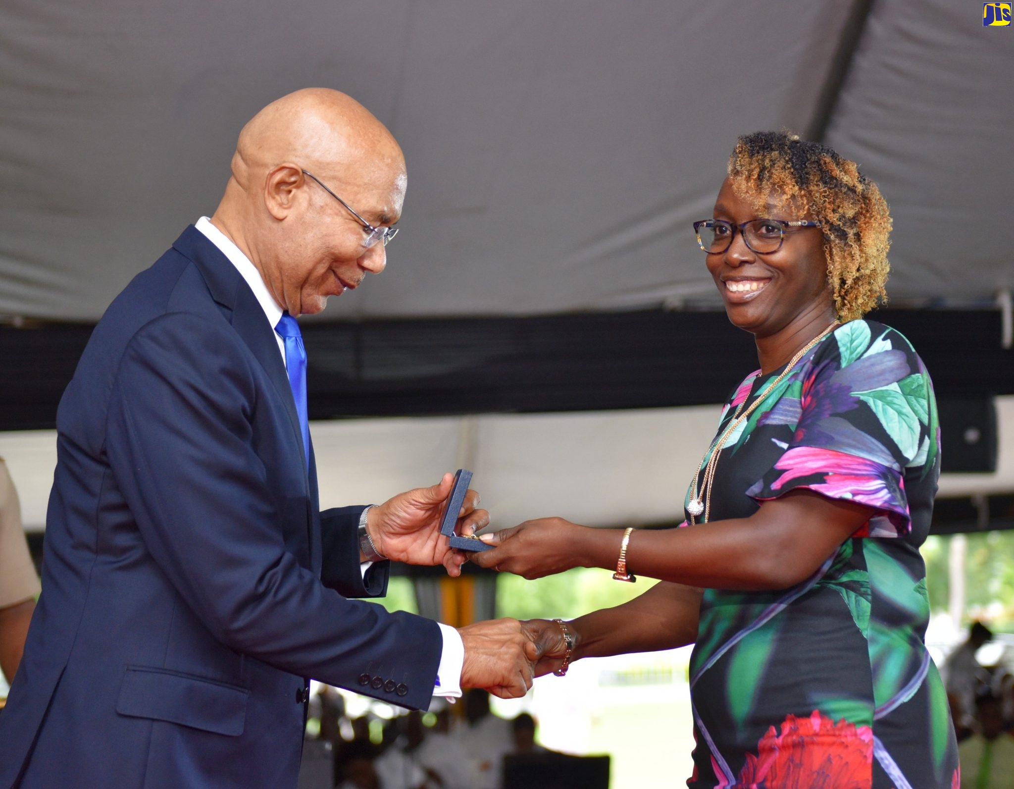 Doctor Proud To Receive A Civil Service Award