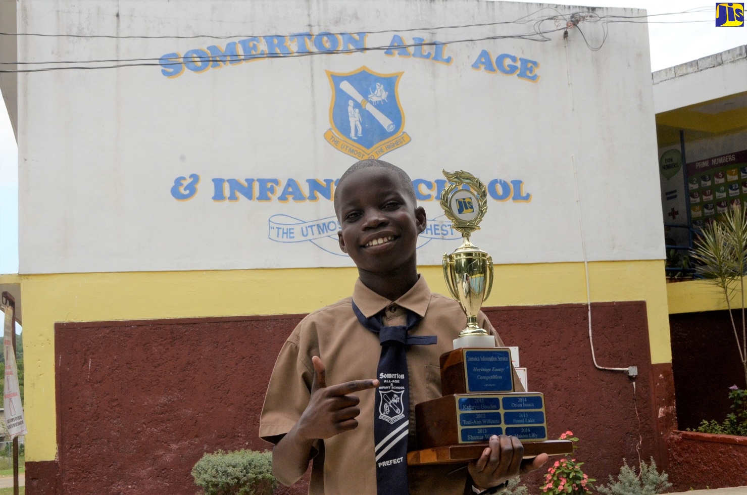 Steven Brings Pride To Somerton All-Age And Infant