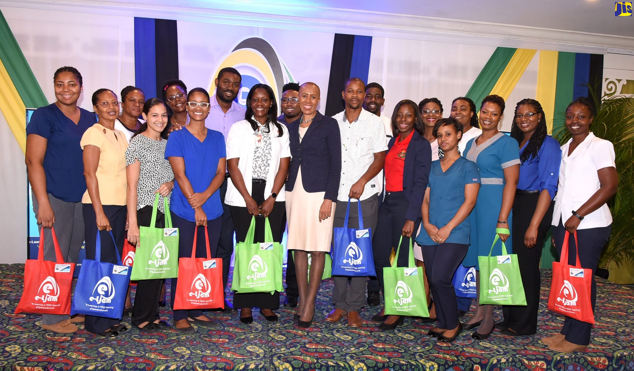 E-LJam Hands Over 46 Computer Tablets To The Jamaica Physiotherapy Association