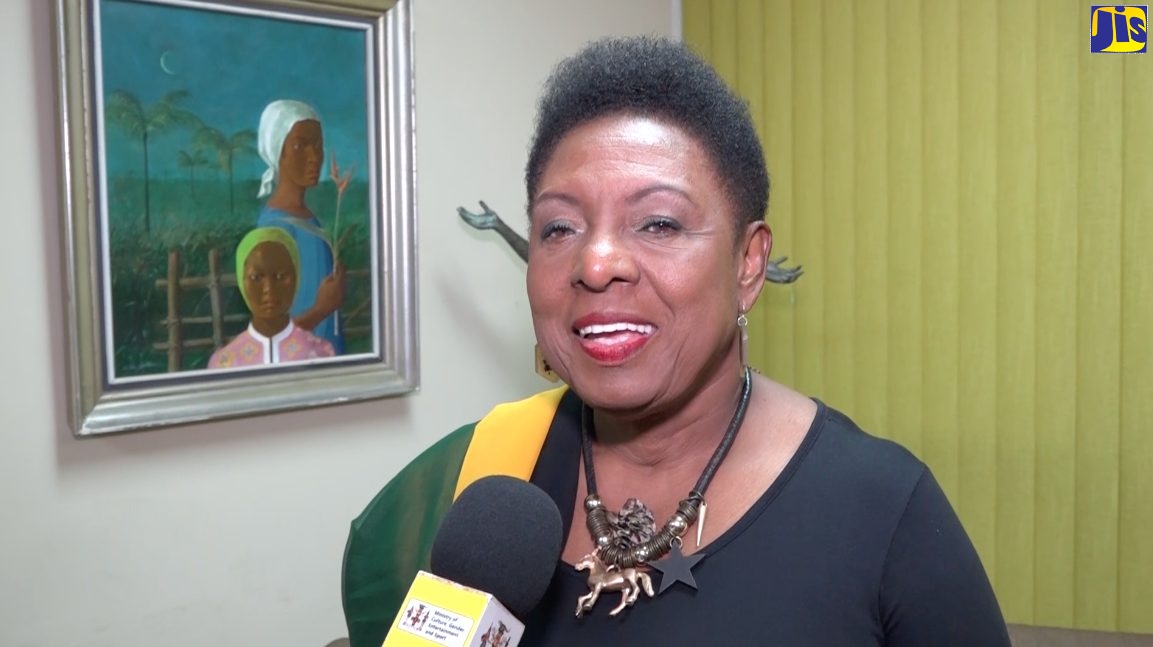 reaction of the Minister of Culture, Gender, Entertainment and Sport to Toni-Ann Singh winning Miss World 2019