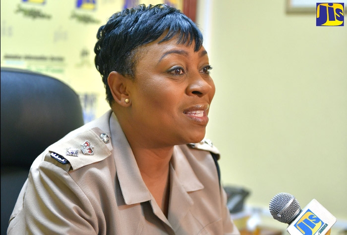 Head of the Constabulary Communications Unit (CCU), Jamaica Constabulary Force, Senior Superintendent of Police (SSP) Stephanie Lindsay, speaking at a Jamaica Information Service (JIS) Think Tank on Wednesday, December 18.