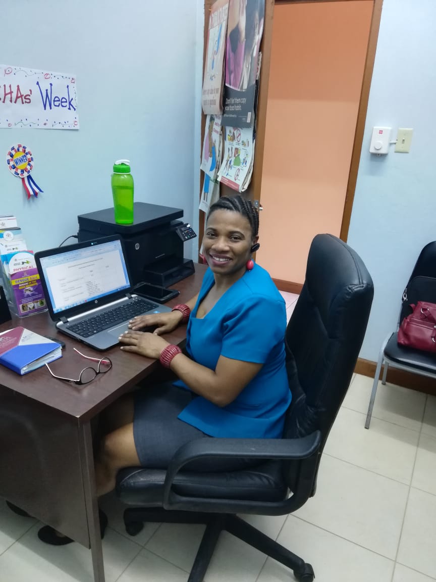 Parish Health Promotion and Education Officer, Trelawny Health Department, Althea Gayle Palmer. 