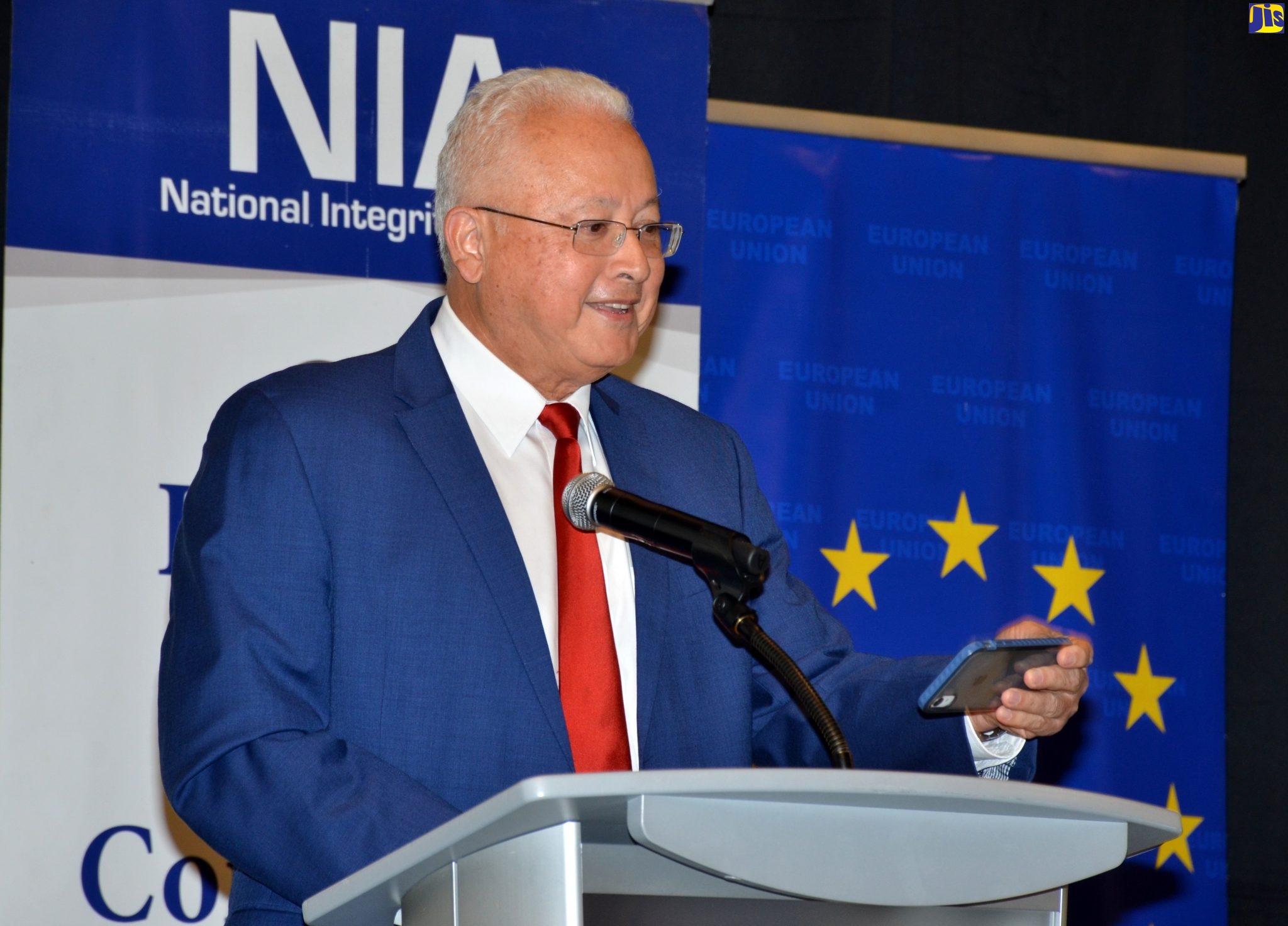 Justice Minister, Hon. Delroy Chuck.