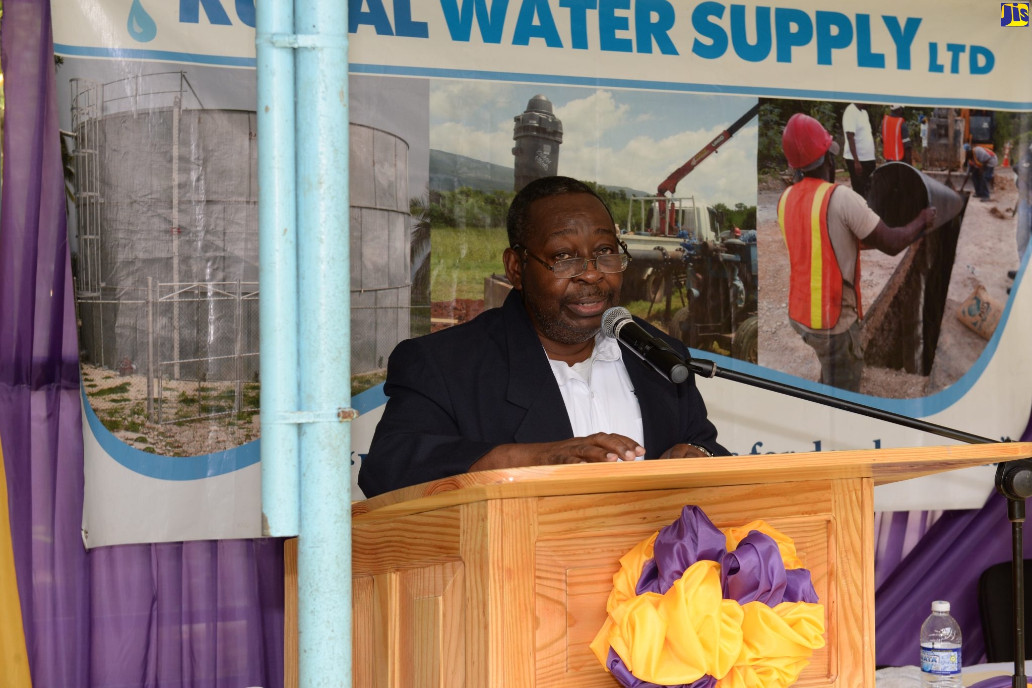 Managing Director of Rural Water Supply Limited (RWSL), Audley Thompson.