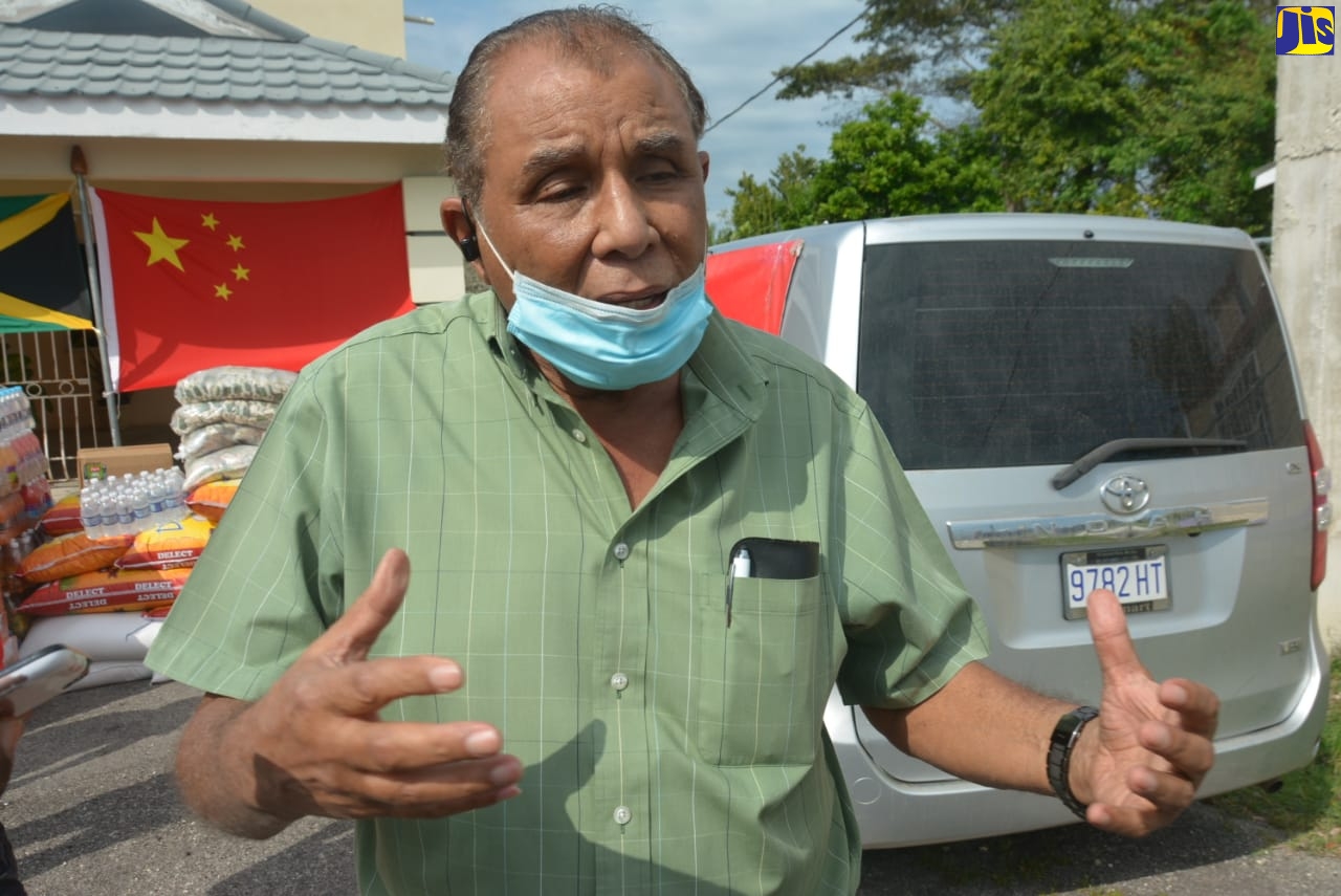 Chairman of the St. Elizabeth Municipal Corporation and Mayor of Black River, Councillor Derrick Sangster.