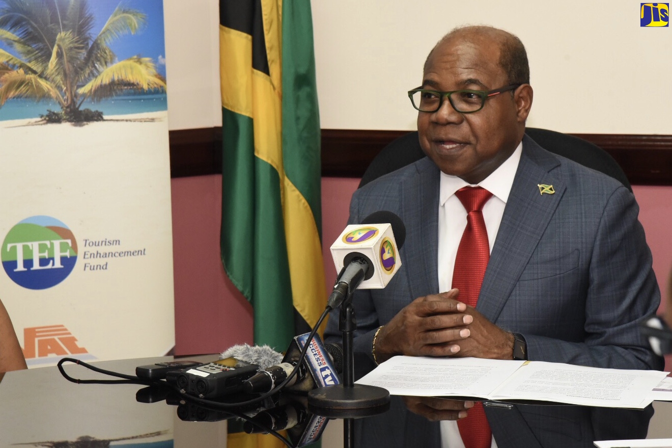 Tourism Minister, Hon. Edmund Bartlett.