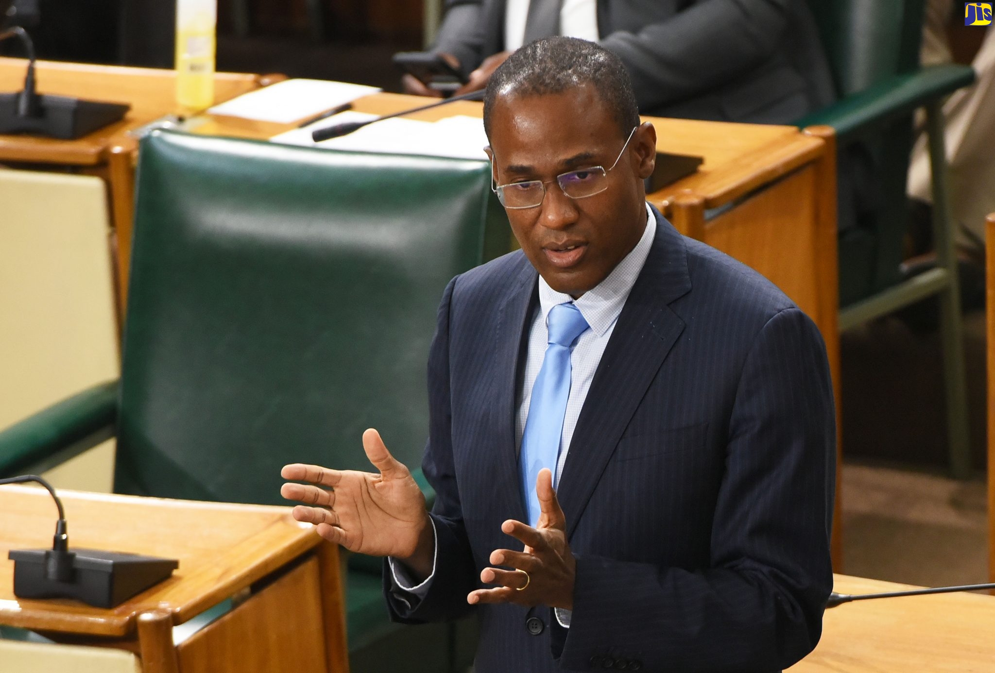 Minister of Finance and the Public Service, Dr. the Hon. Nigel Clarke, speaking in the House of Representatives on May 12.
