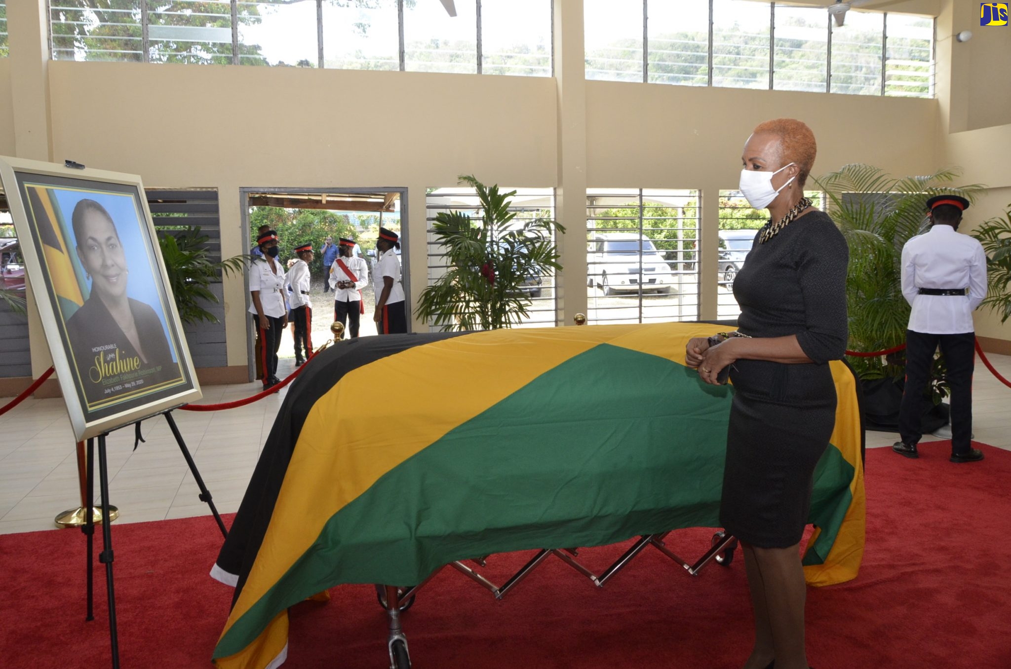 Mourners Pay Respects to Shahine Robinson