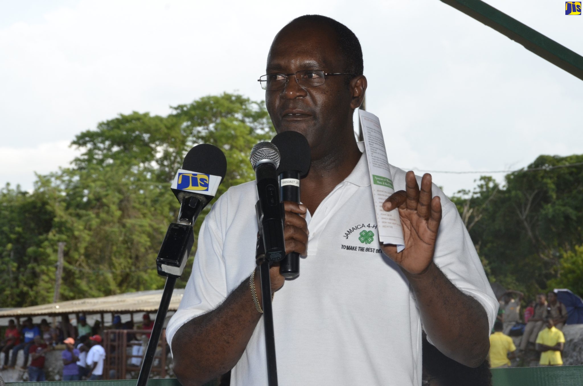 Executive Director of the Jamaica 4-H Clubs, Dr. Ronald Blake.