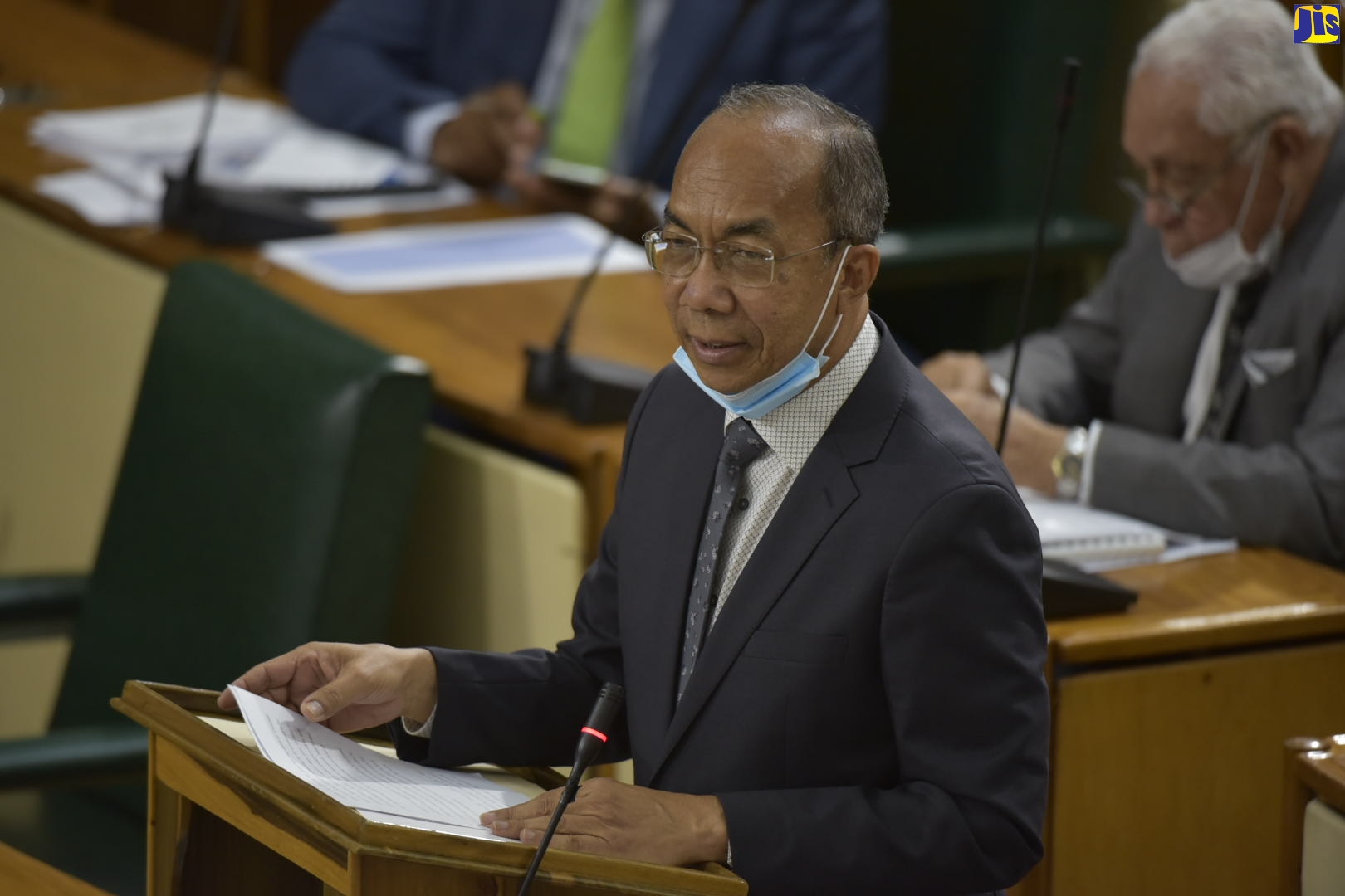 Minister of National Security, Hon. Dr. Horace Chang, makes a Statement in the House of Representatives on Tuesday (June 16).