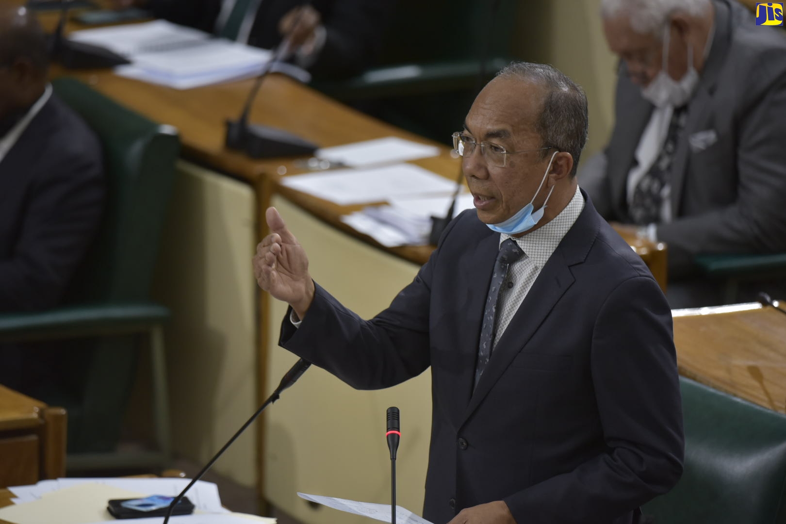 Minister of National Security, Hon. Dr. Horace Chang, delivers Statement in the  House of Representatives on Tuesday (June 16).