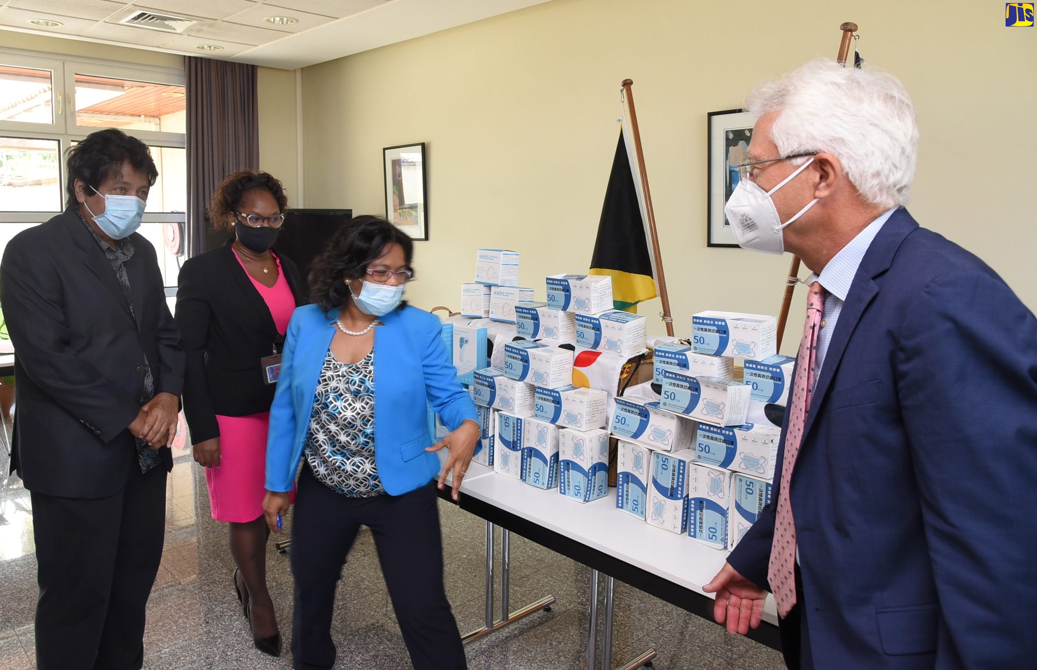 Bustamante Hospital For Children Gets PPE From German Embassy