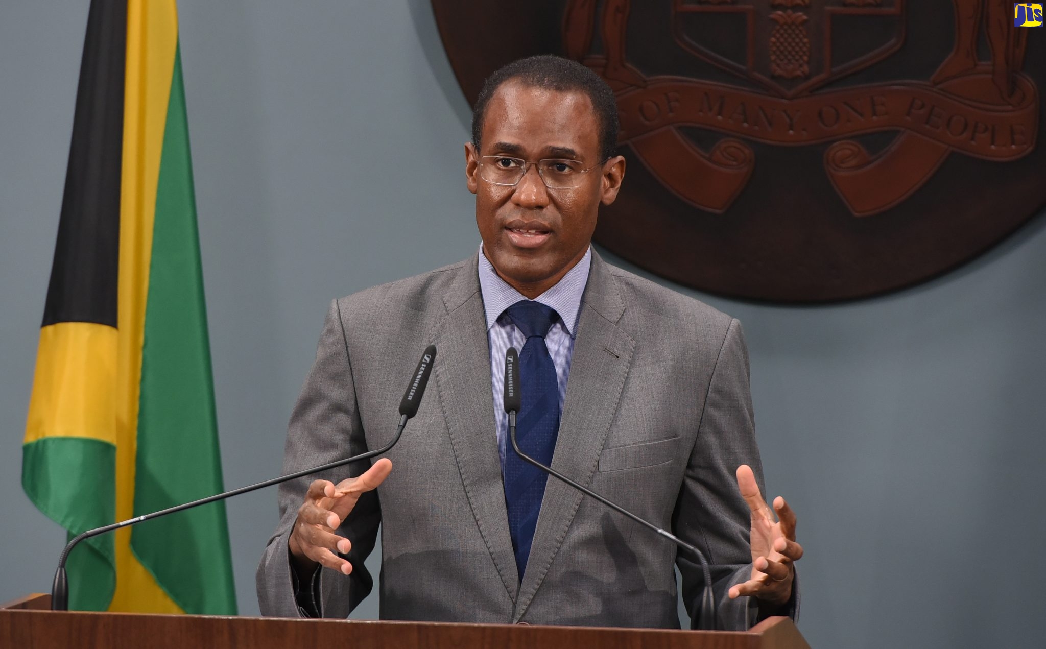 Minister of Finance and the Public Service, Dr. the Hon. Nigel Clarke, speaking during Sunday