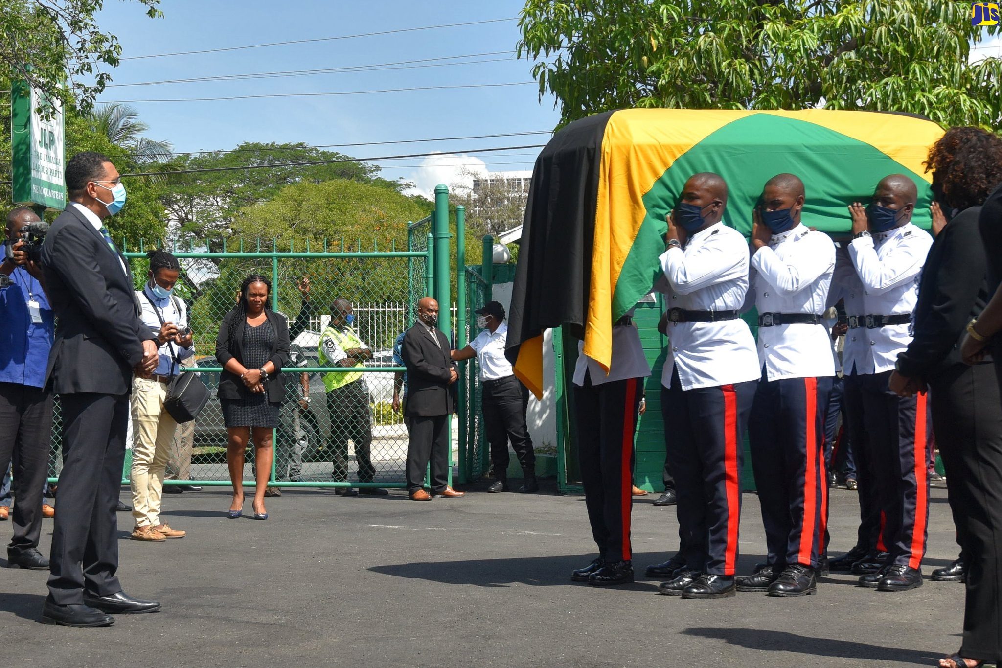 Farewell To Late Minister At JLP Headquarters