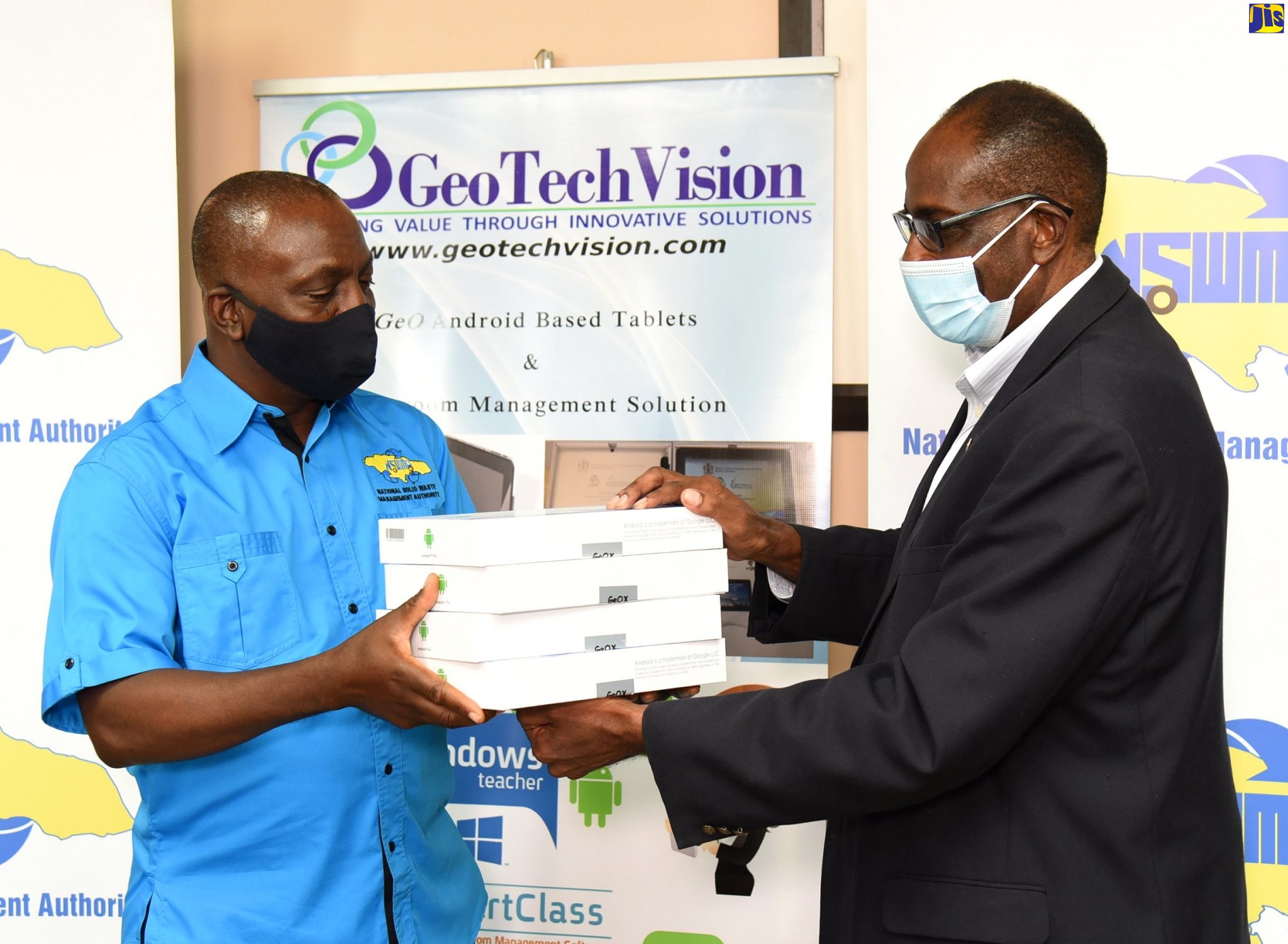 Technology Entities Donate Tablets For Children Of Sanitation Workers