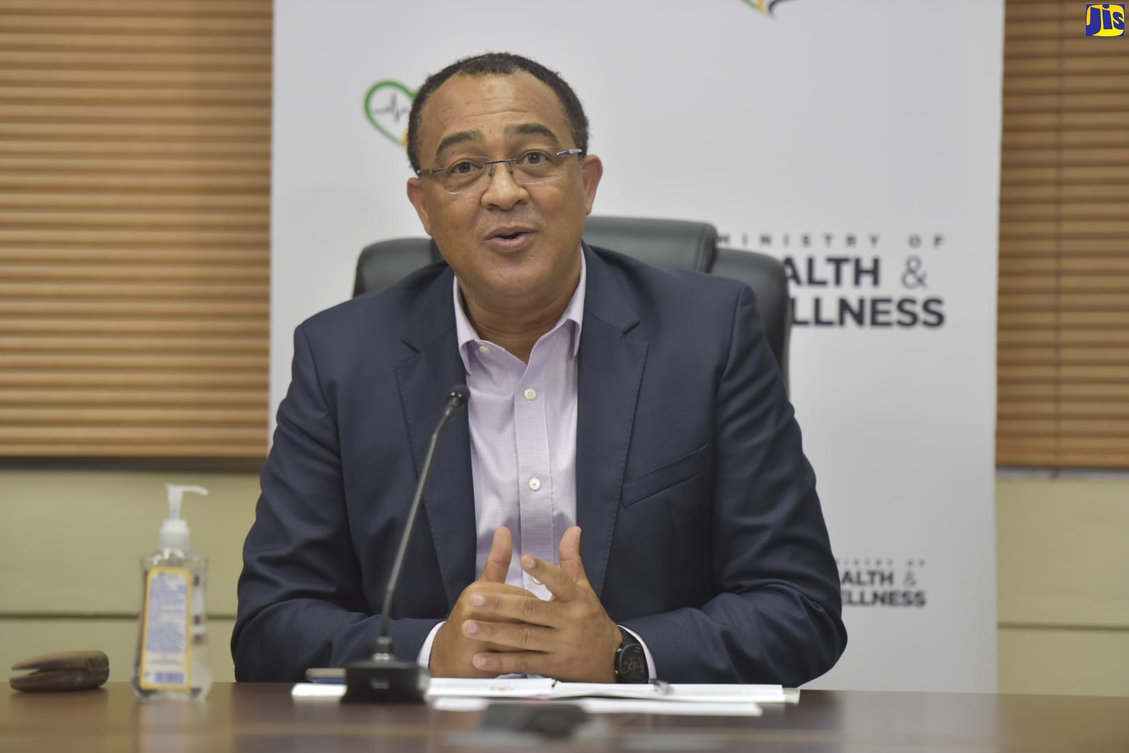 Minister of Health and Wellness, Dr. the Hon Christopher Tufton, speaking during the Ministry