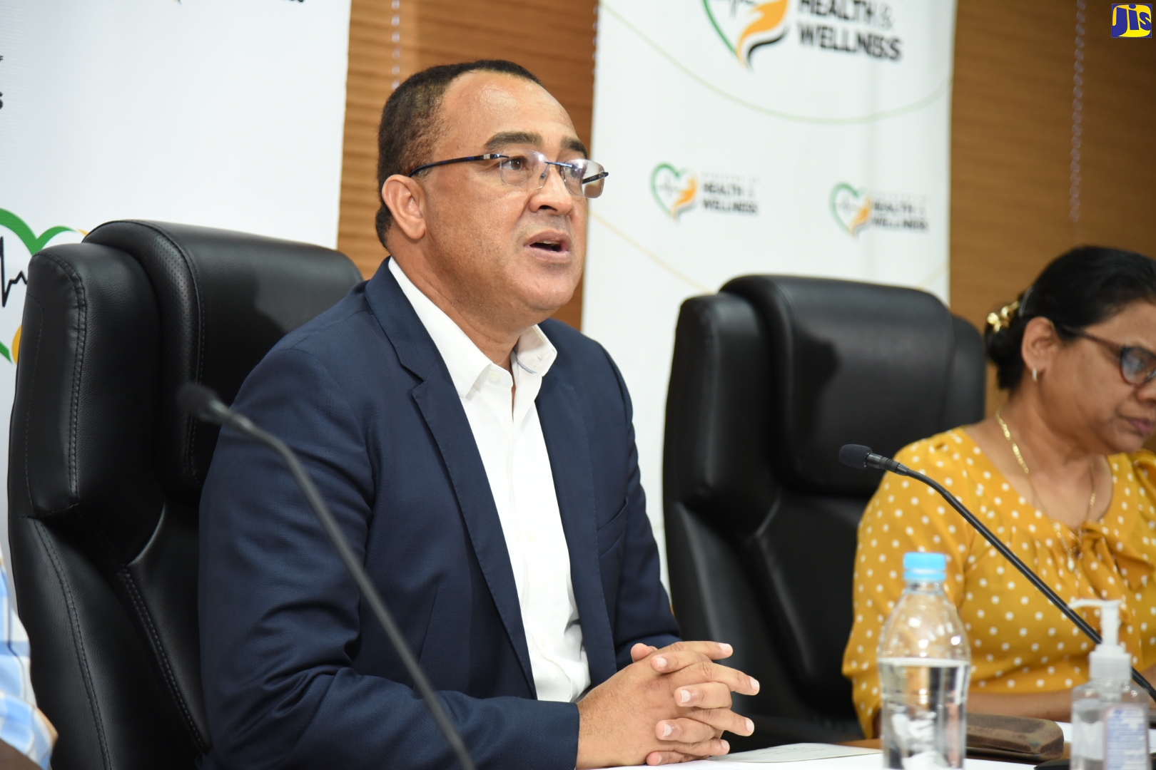 Minister of Health and Wellness, Dr. the Hon. Christopher Tufton, speaking on Thursday (July 16), during the weekly virtual COVID Conversations press briefing at the Ministry