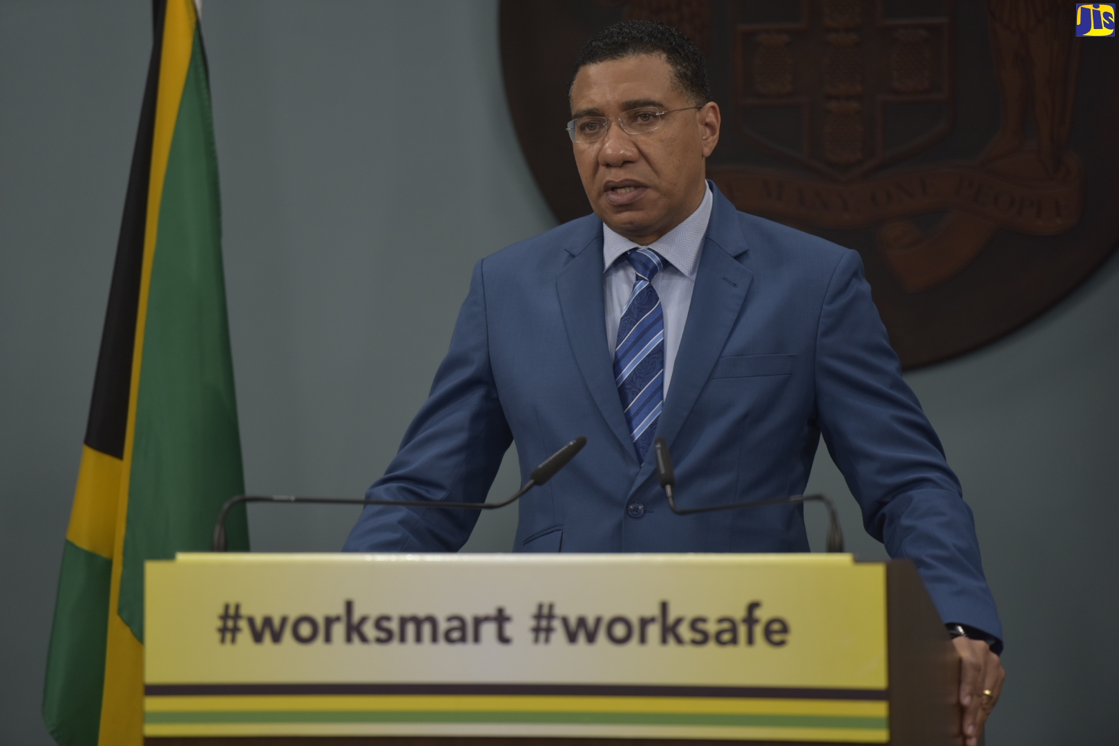 Prime Minister, the Most Hon. Andrew Holness, speaking during a virtual press briefing on Wednesday (July 1).