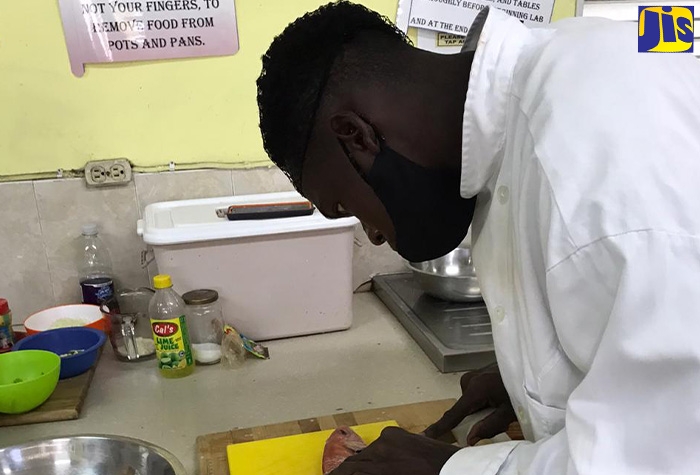 Kasheif Davis Plays Dual Role As Staff And Student At The Marcus Garvey Technical High School