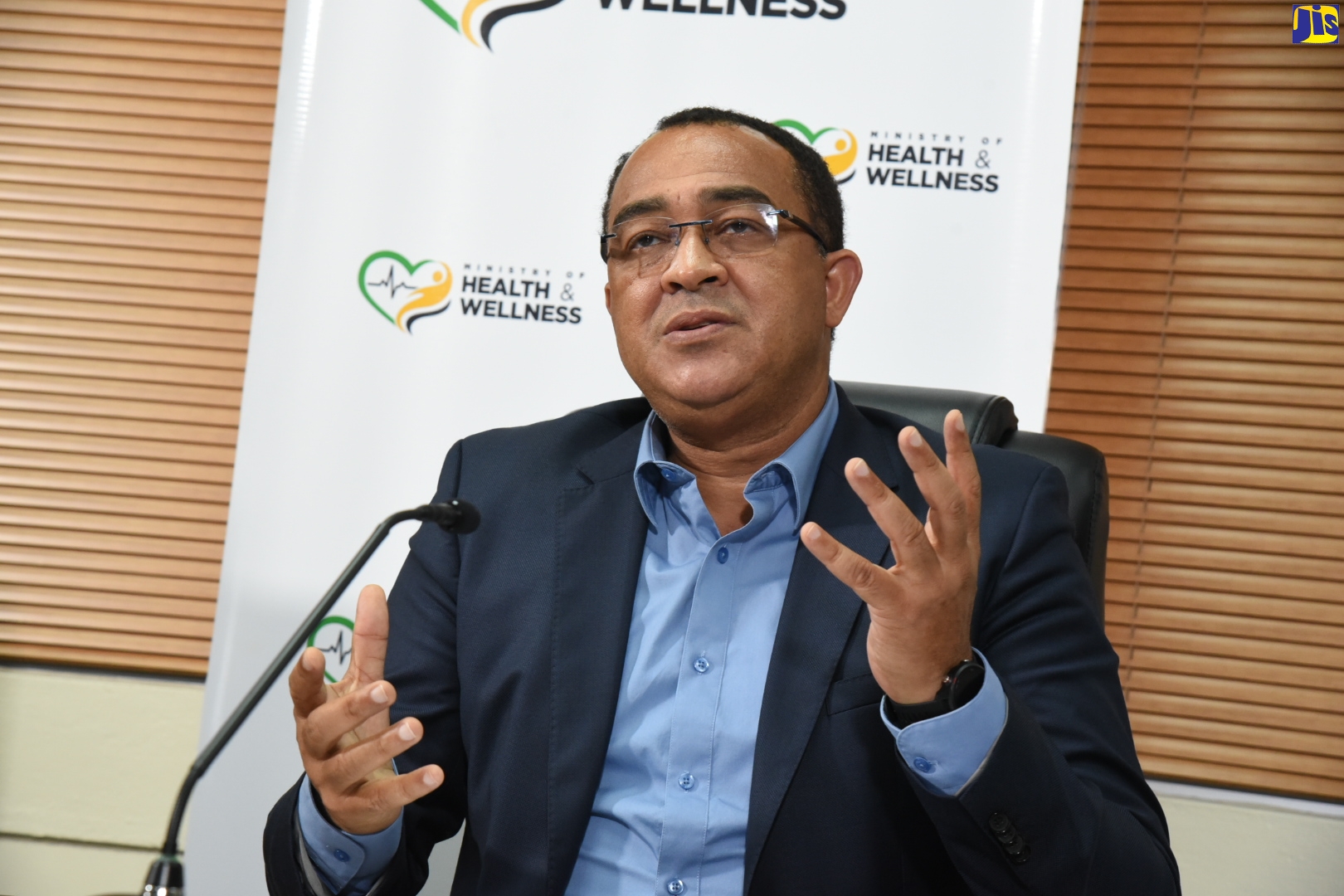 Minister of Health and Wellness, Dr. the Hon. Christopher Tufton, addresses the Ministry’s weekly COVID Conversations digital press conference on Thursday (August 20).