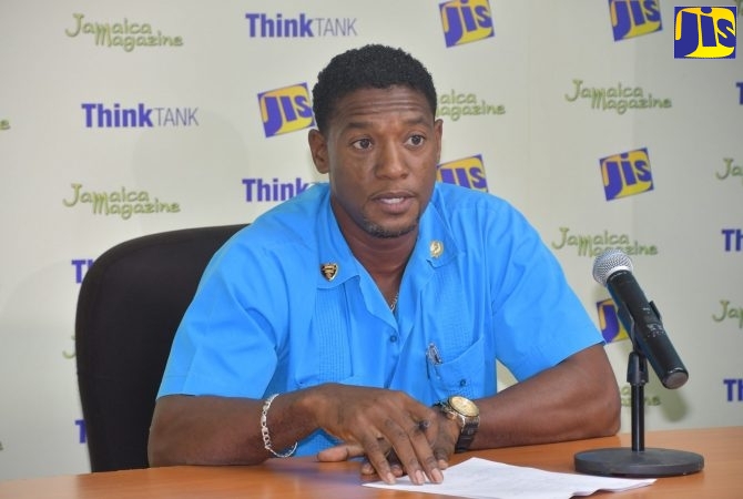 General Surgeon at the Savanna-la-Mar Hospital in Westmoreland, Dr. Lincoln Cox, speaks at a recent Jamaica Information Service (JIS) ‘Think Tank’ at the agency’s Regional Office in Montego Bay.