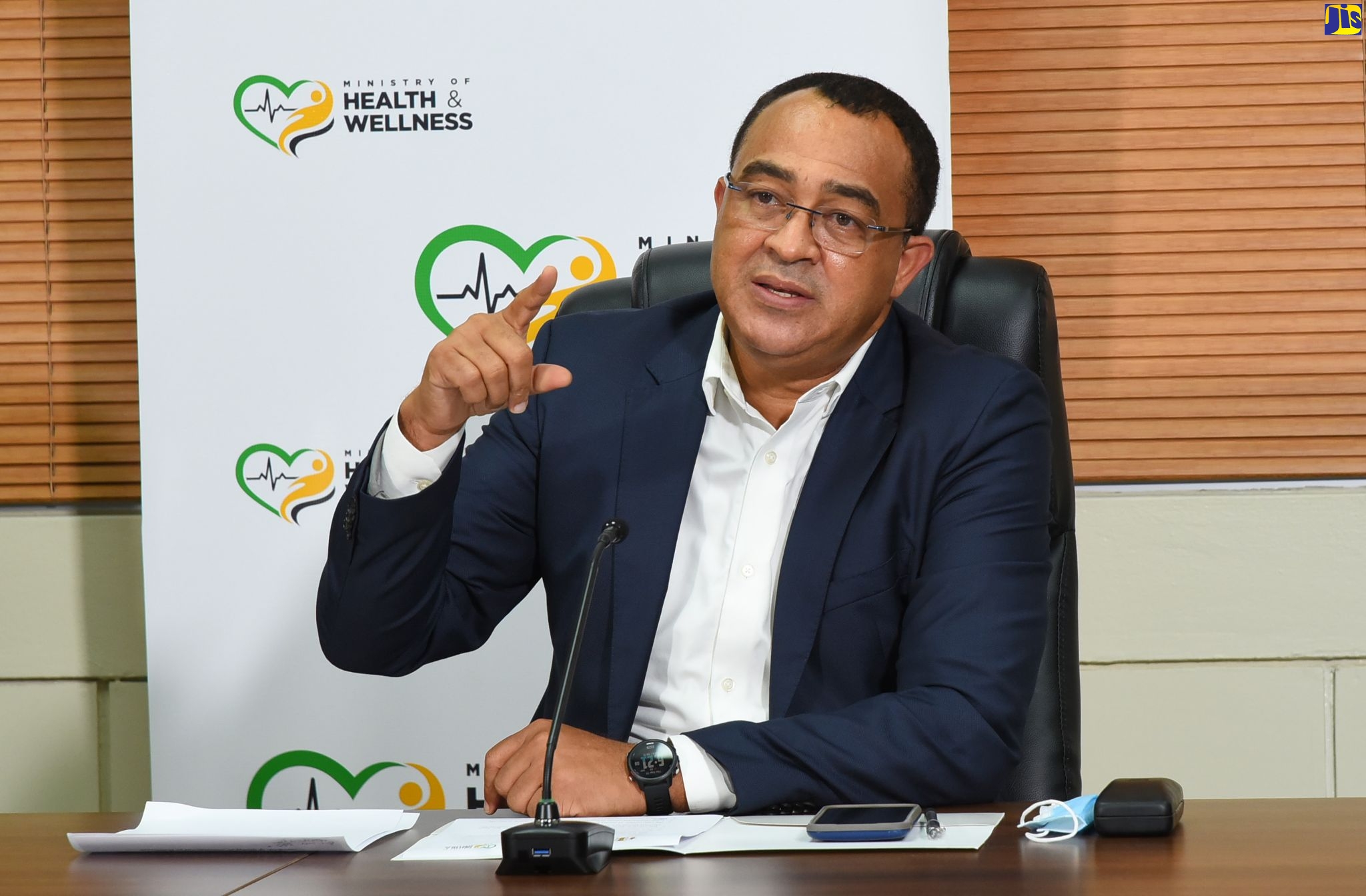 Minister of Health and Wellness, Dr. the Hon. Christopher Tufton, appeals for persons with mental health challenges to seek support, at the weekly digital COVID Conversations press briefing on Thursday (September 10).