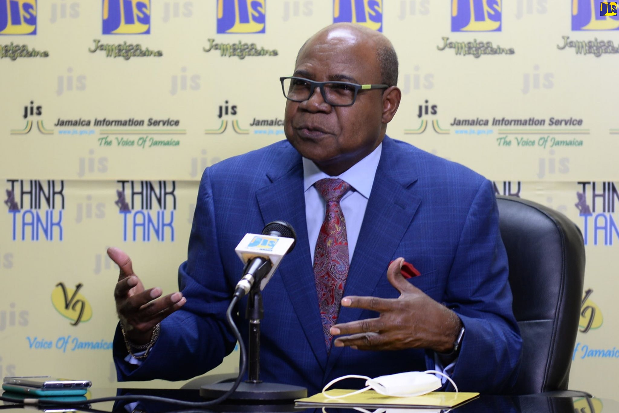 Minister of Tourism, Hon. Edmund Bartlett, addresses JIS 