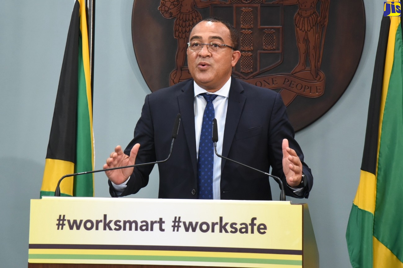 Minister of Health and Wellness, Dr. the Hon. Christopher Tufton.